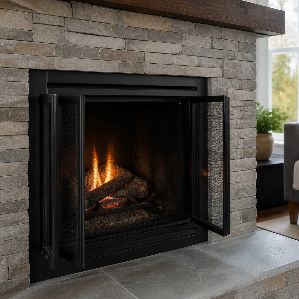Gas fireplace service