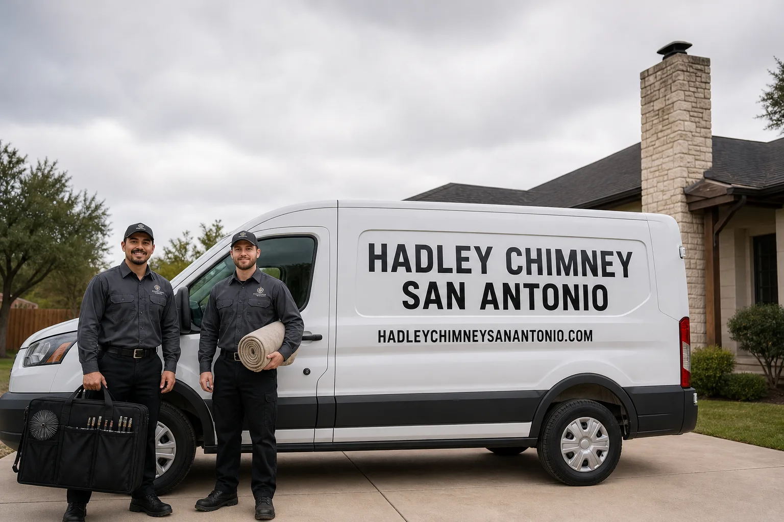 Hadley Chimney San Antonio chimney cleaning team